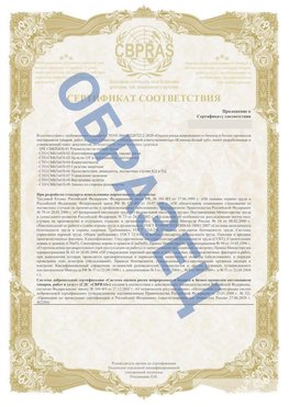 Образец Приложение к СТО 01.064.00220722.2-2020 Сковородино Сертификат СТО 01.064.00220722.2-2020 